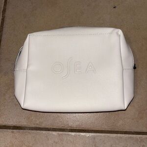 OSEA White Cosmetic Bag